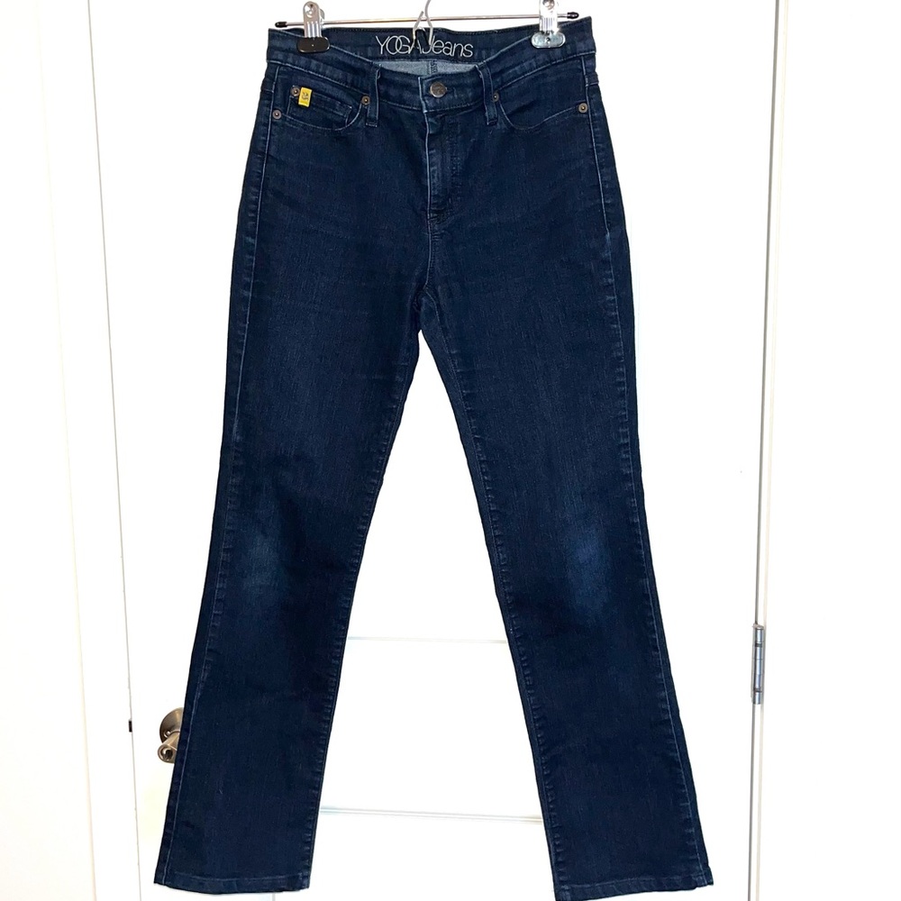 Second Yoga jeans straight leg dark wash 29